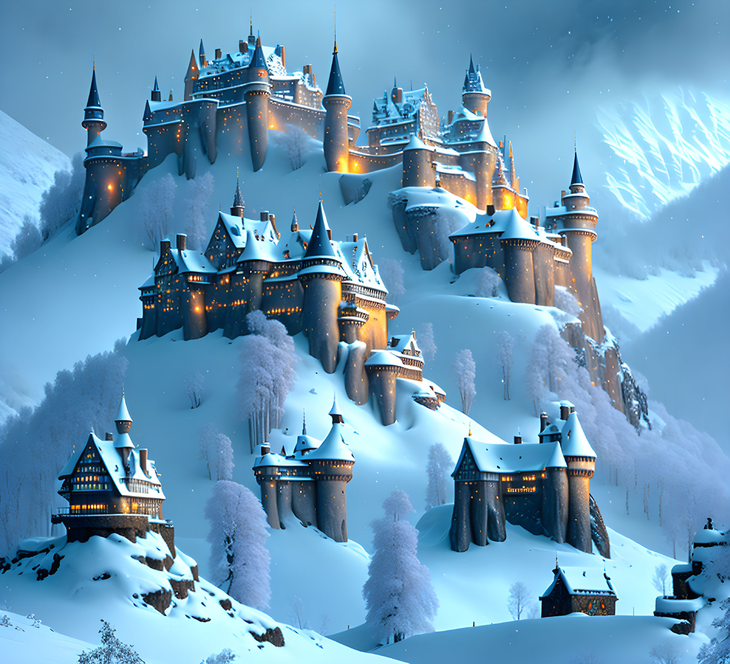 Enchanted Winter Castle Nights