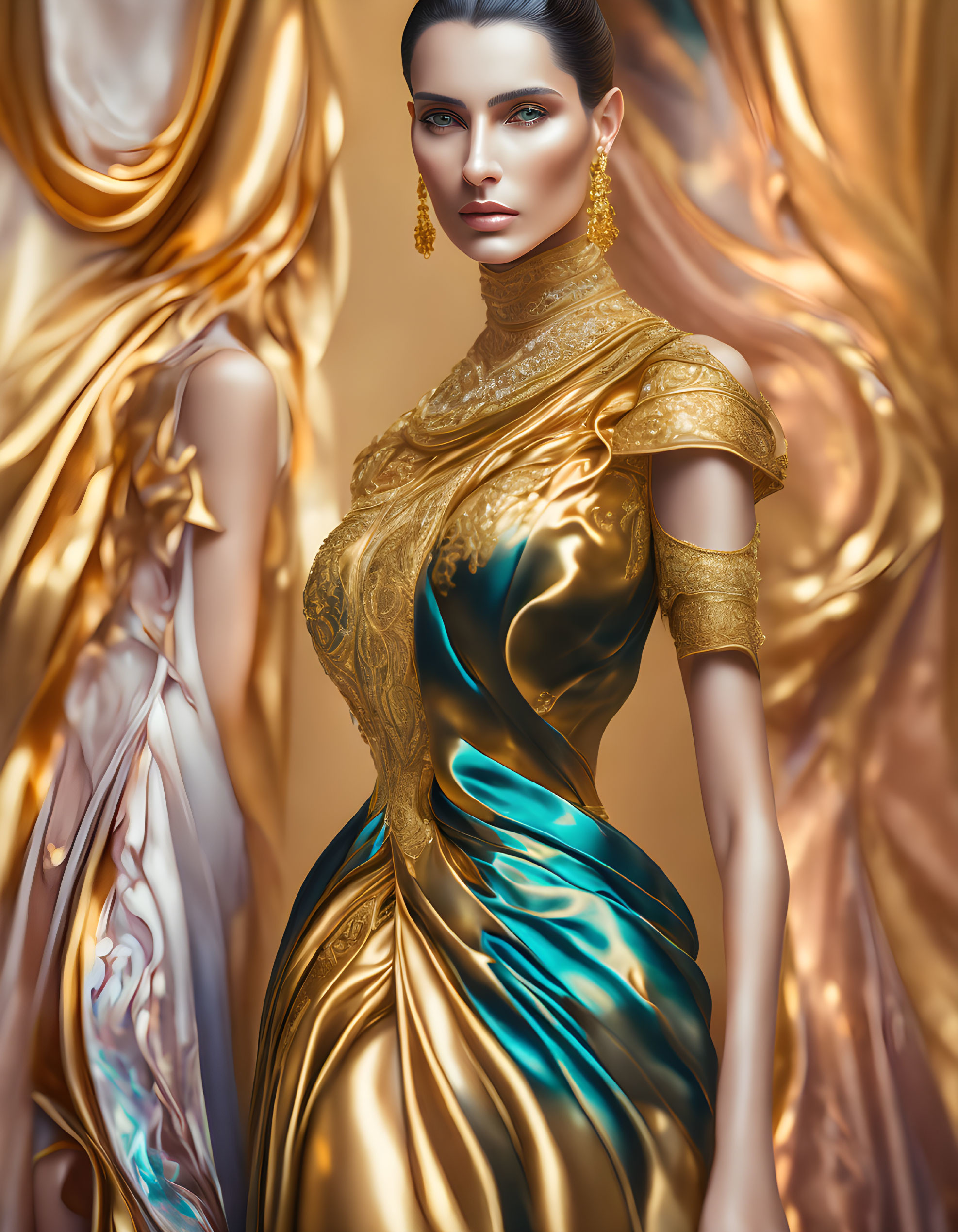 Golden Elegance: A Regal Affair