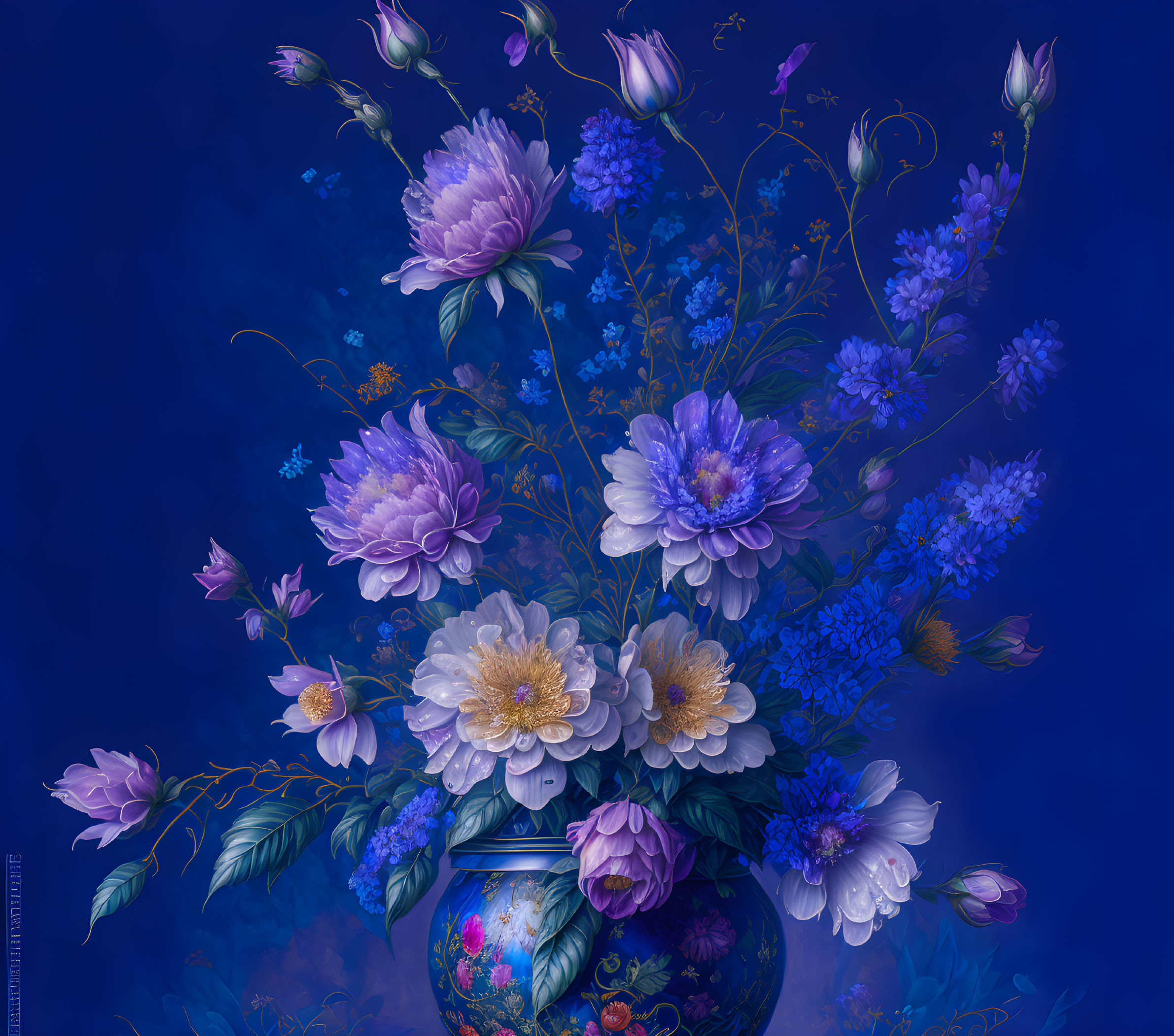Flowers arrangements in a vase