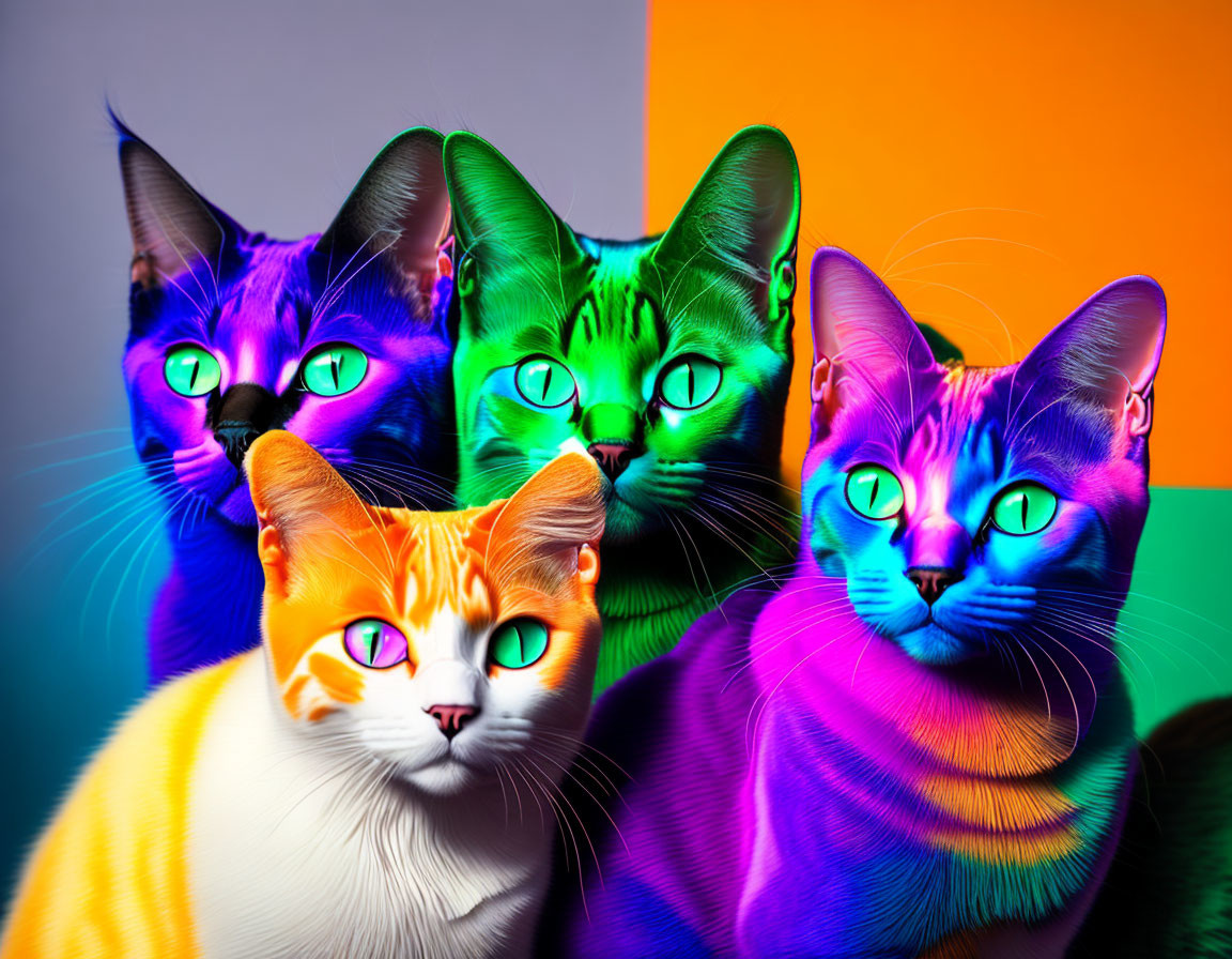 Colored Cats