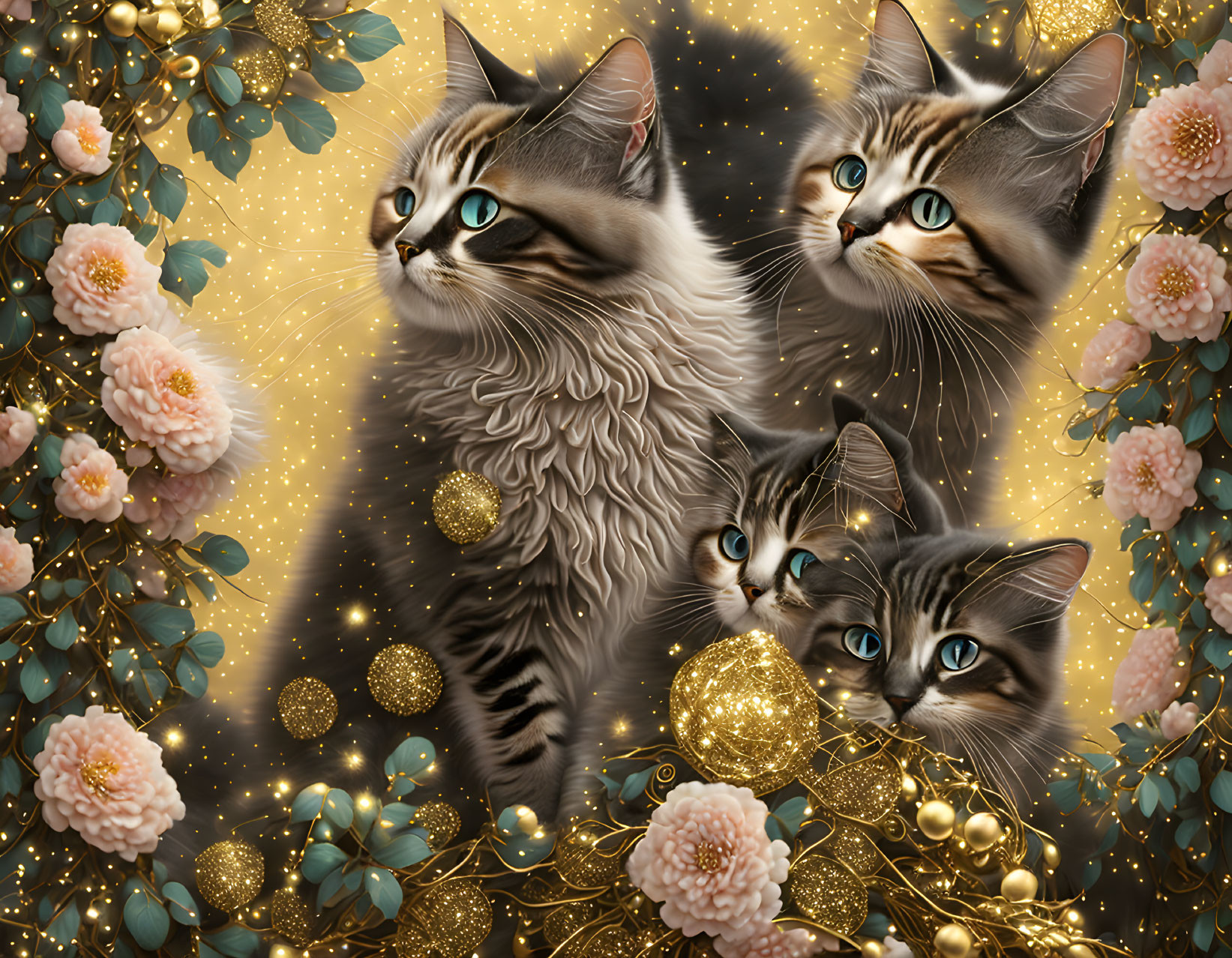 Festive Kitties