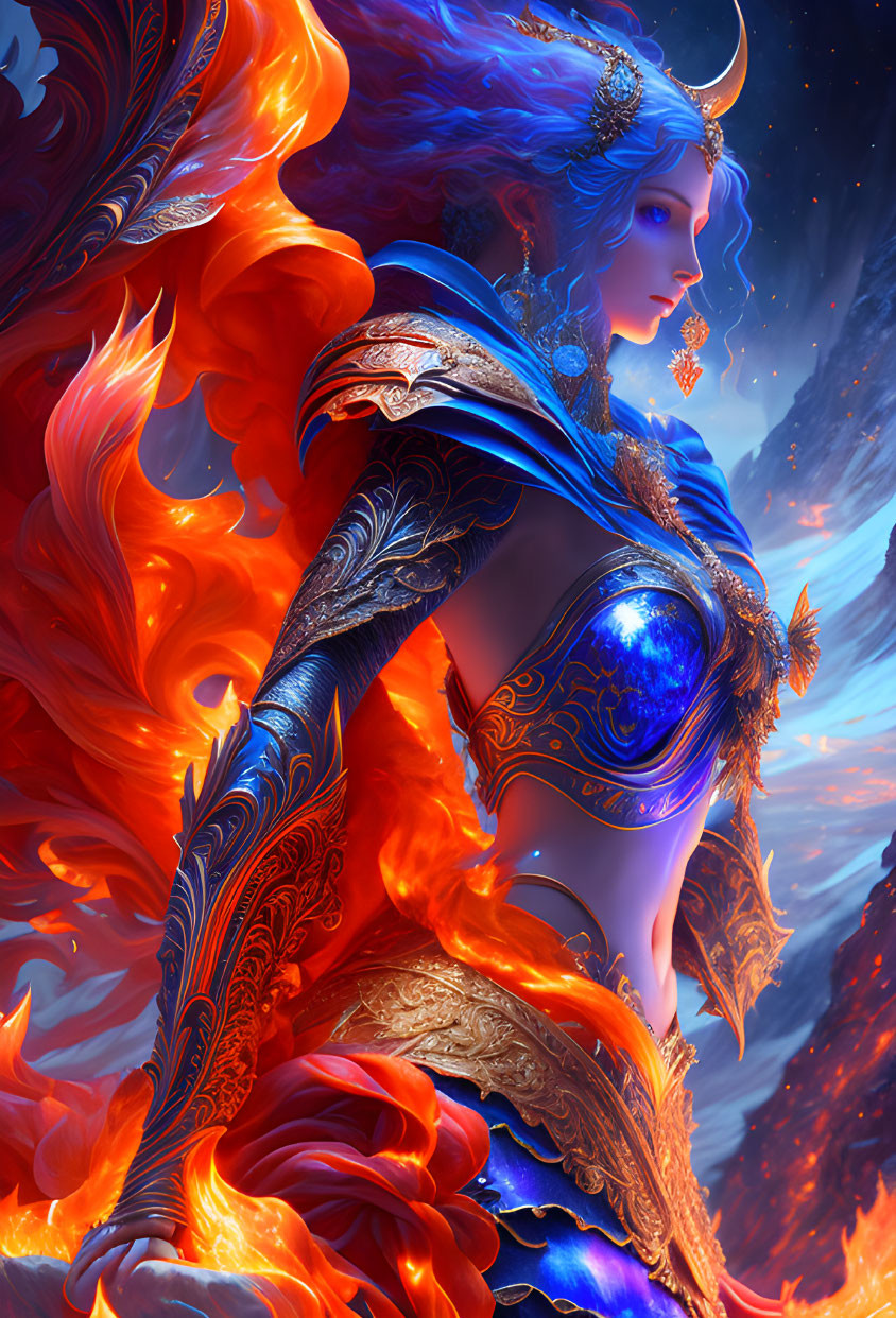   Fire and Ice.