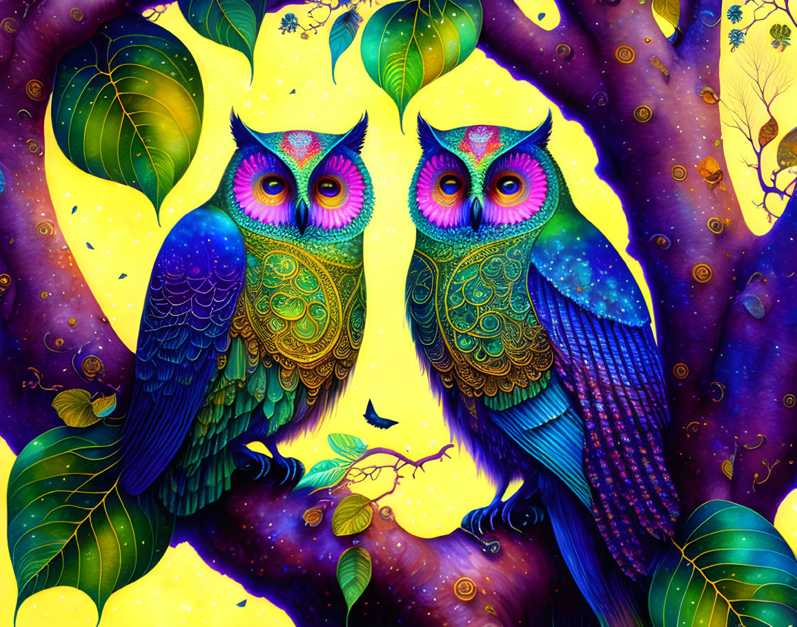 Neon Owls