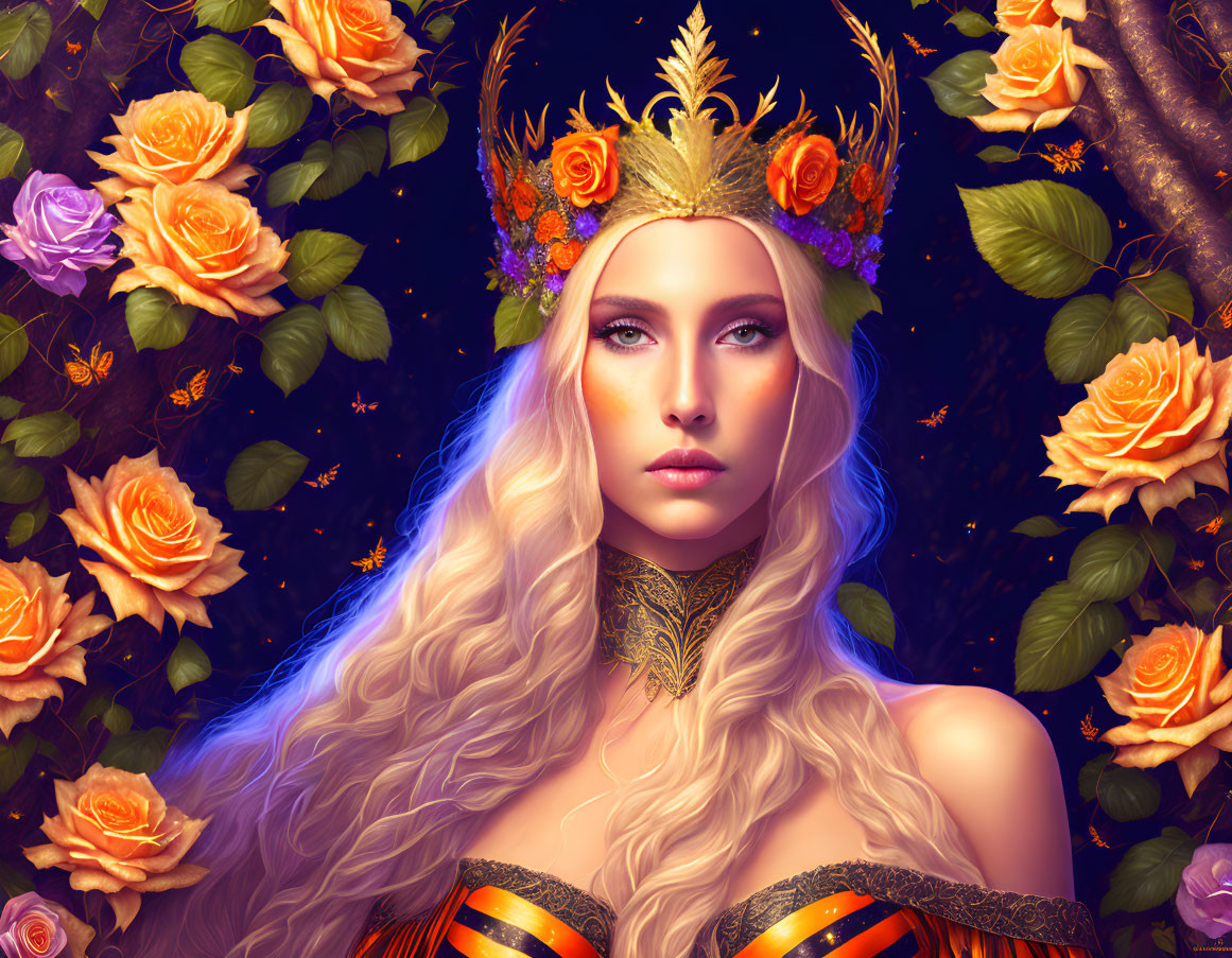 Queen Of The Orange Roses