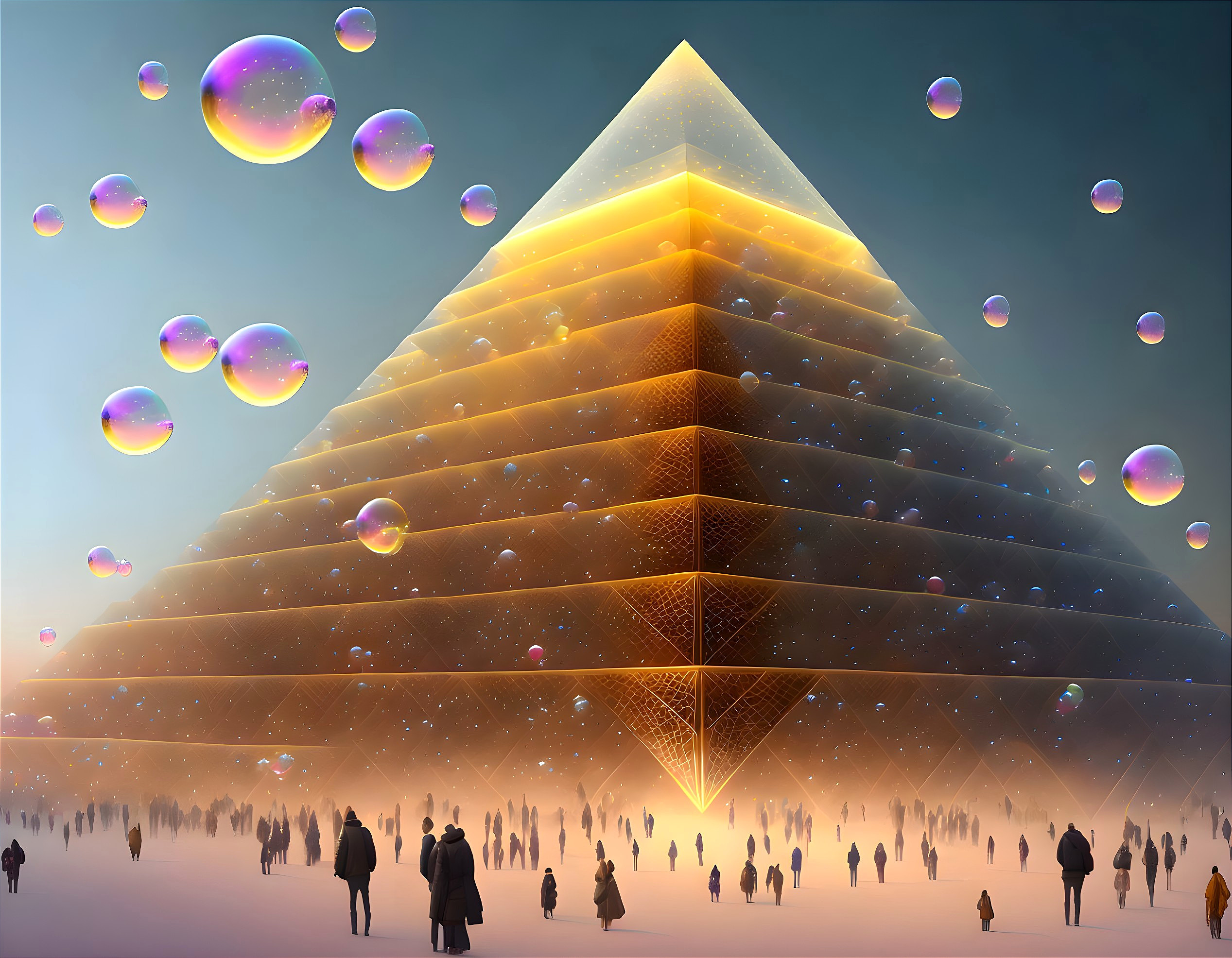 A social pyramid scheme to capture human souls