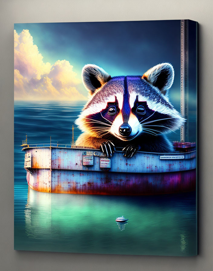 sailing raccoon