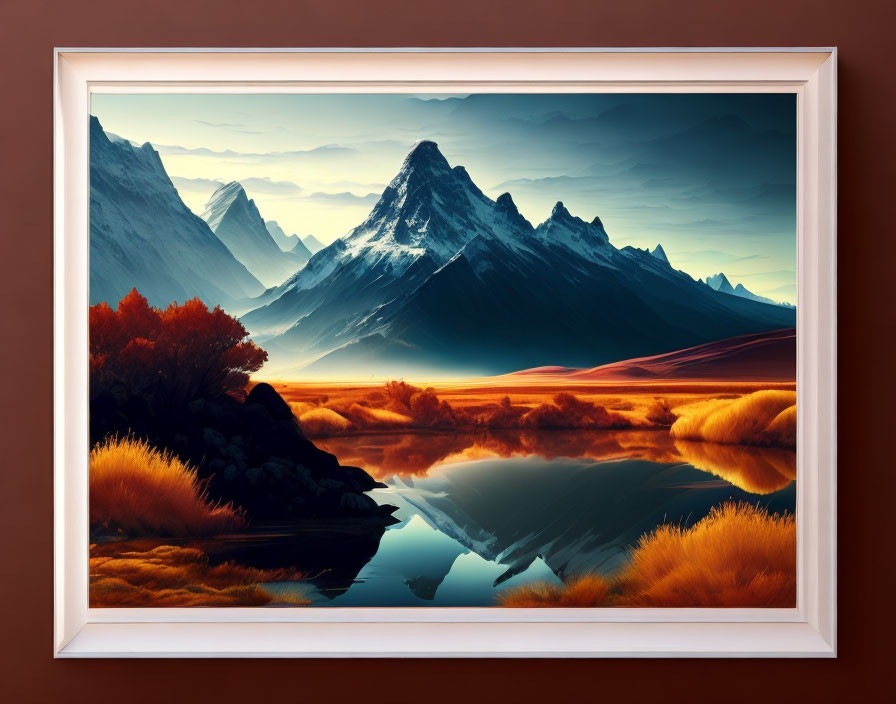 Mountain Landscape Painting/Canvas/Photo/Picture