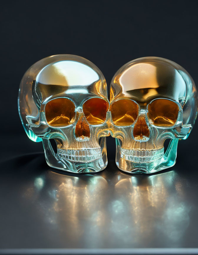 glass skulls