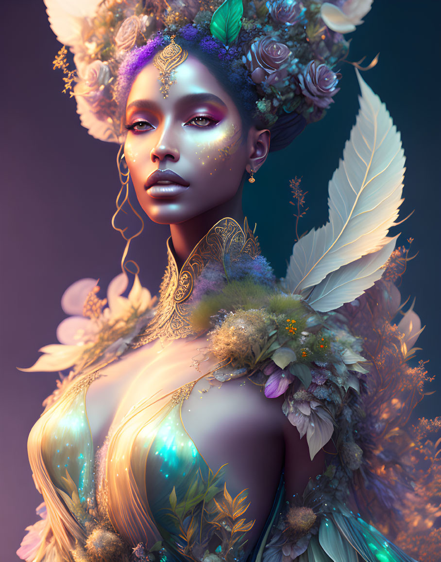 The Goddess of flowers 