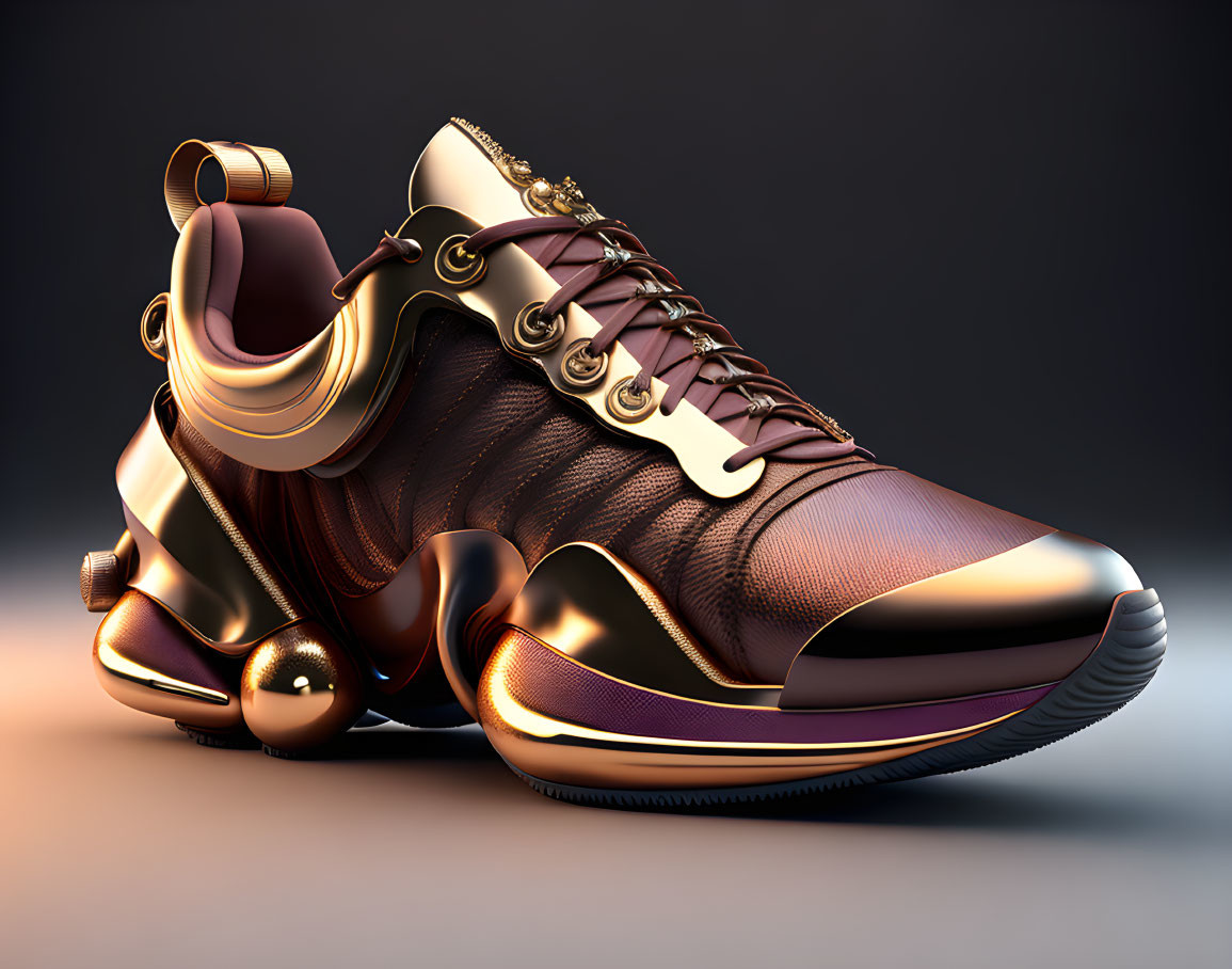 Sneaker shoe steampunk 