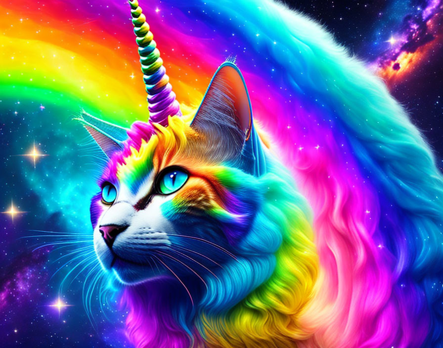 Rainbow Unicat
