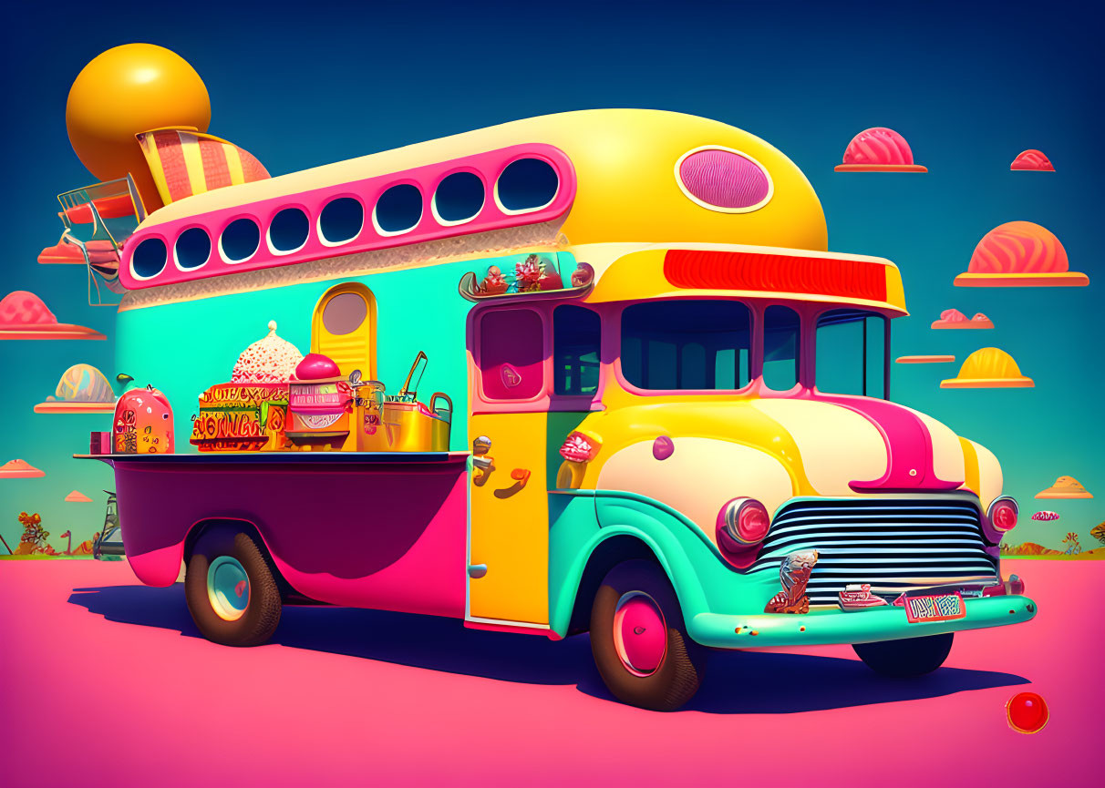 Vintage Ice Cream Truck