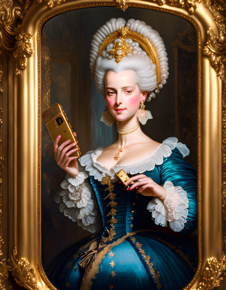 Selfie, by Marie Antoinette