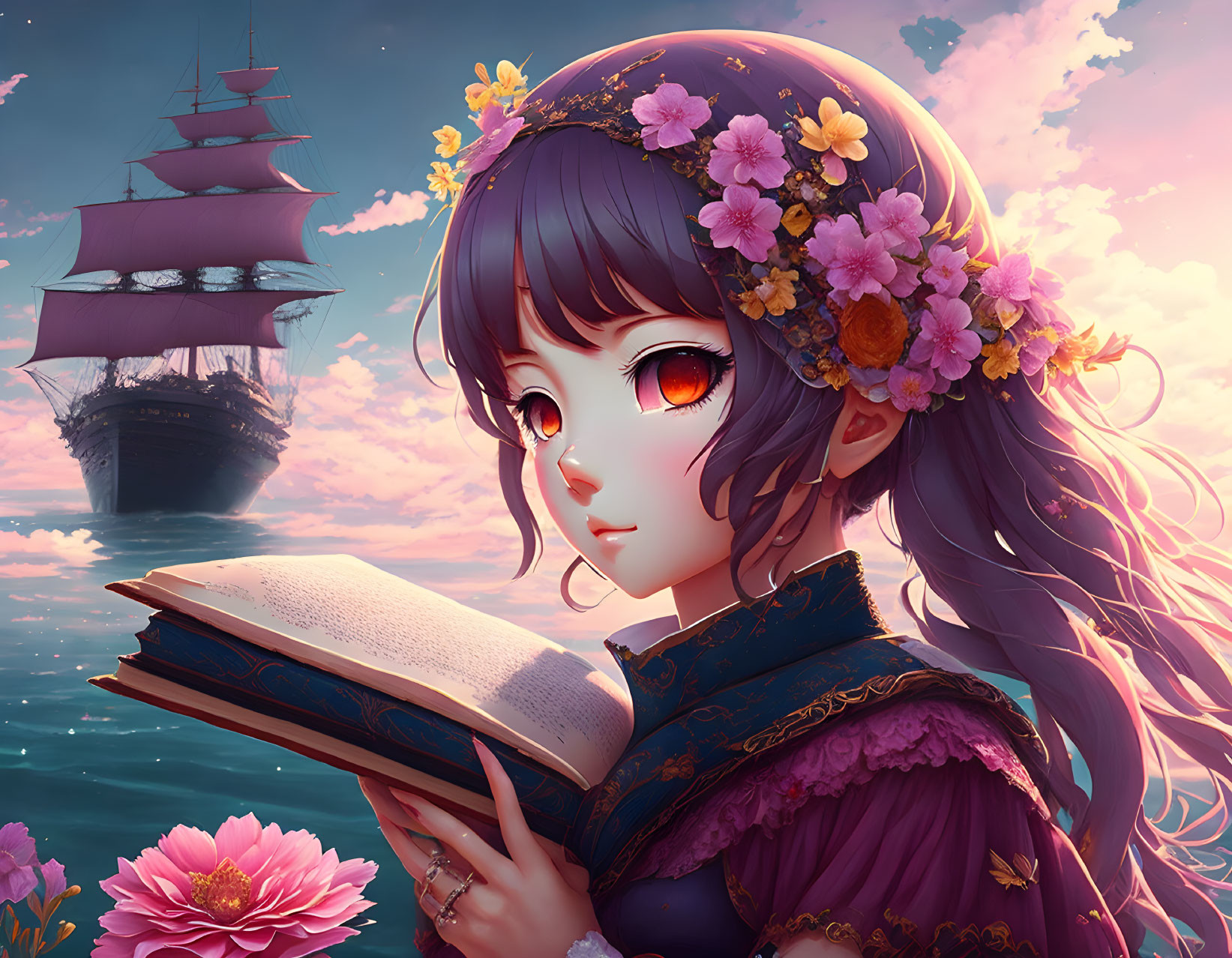 Steam Workshop::Anime Girl With Book