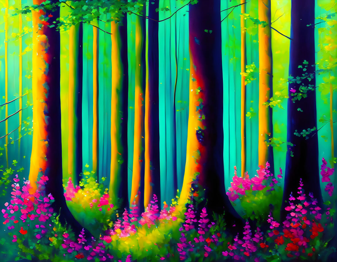 painting trees