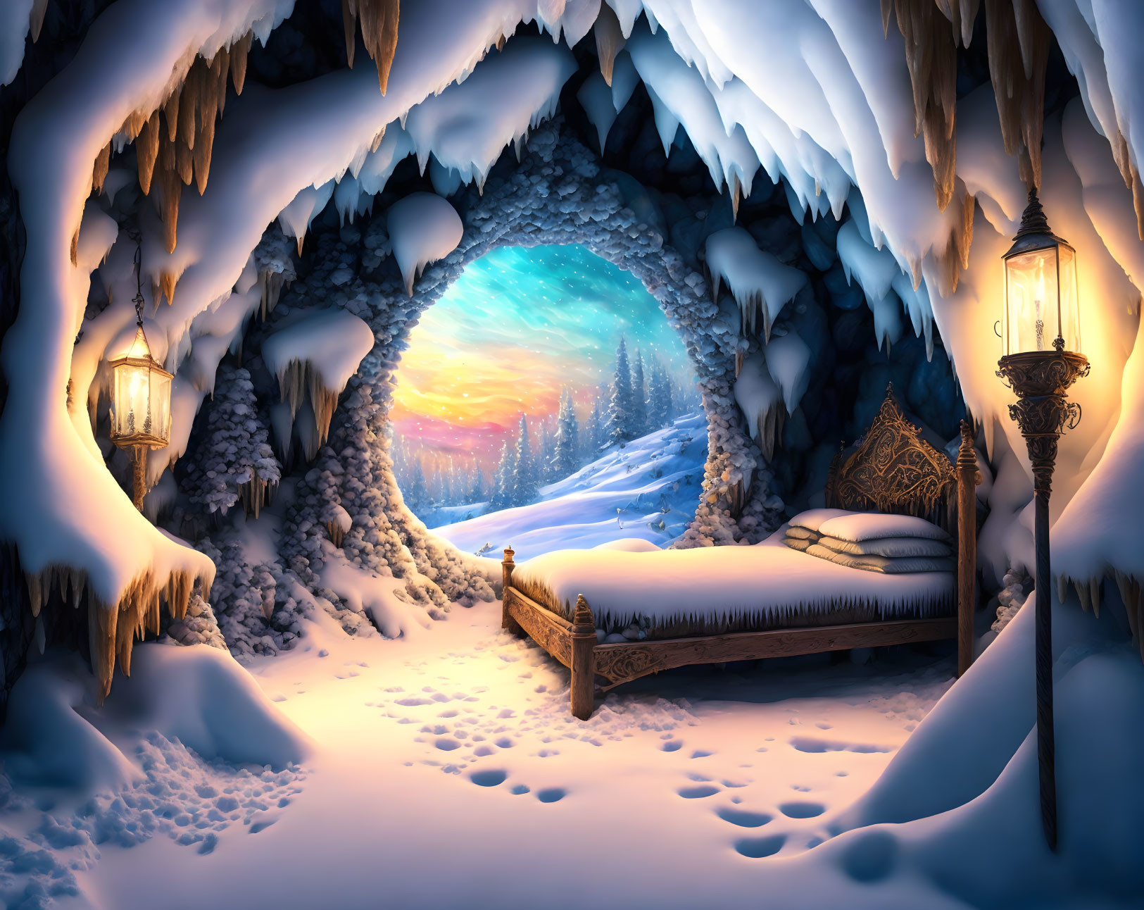 Snow Cave Dwelling 