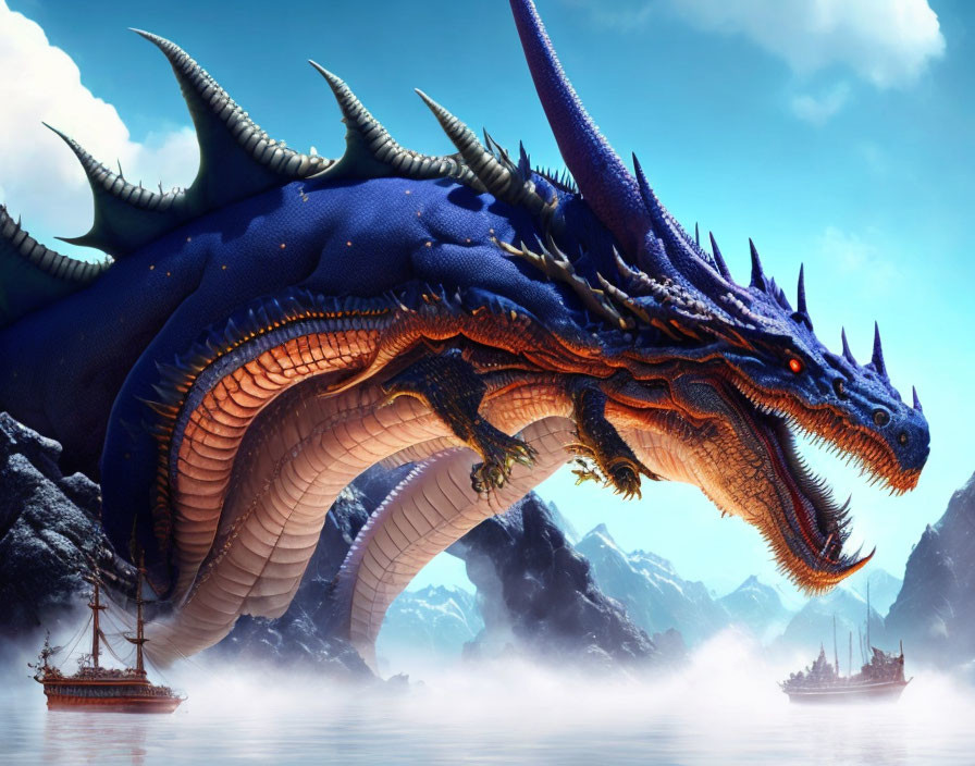 An end dragon from a tale