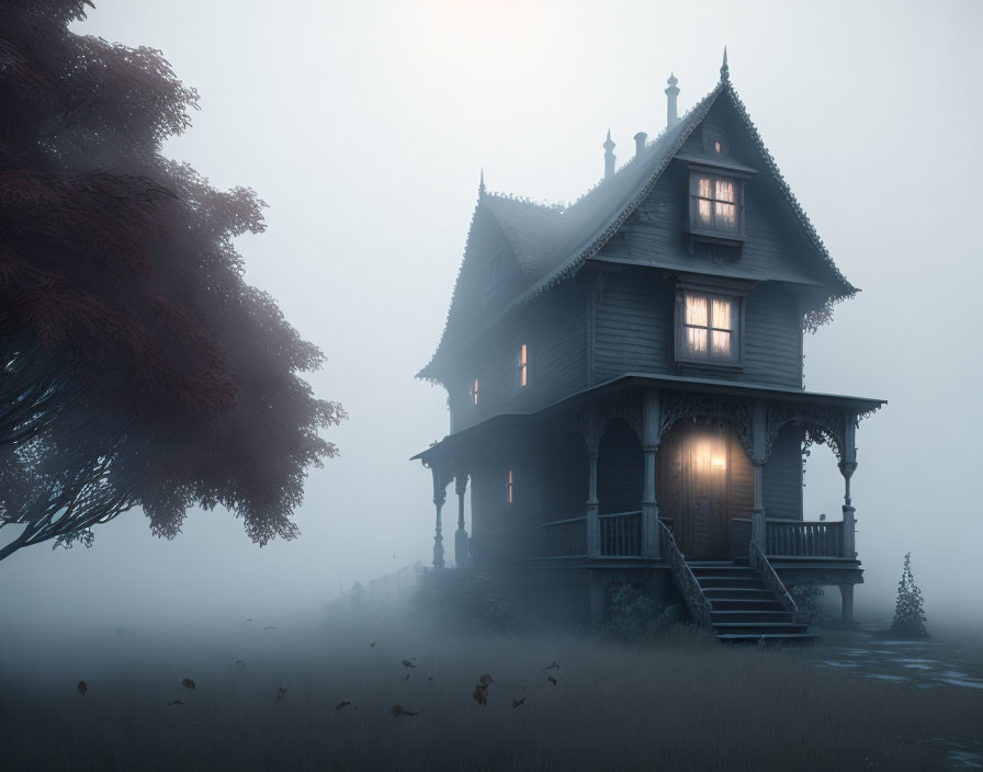 Scary ghost house.....