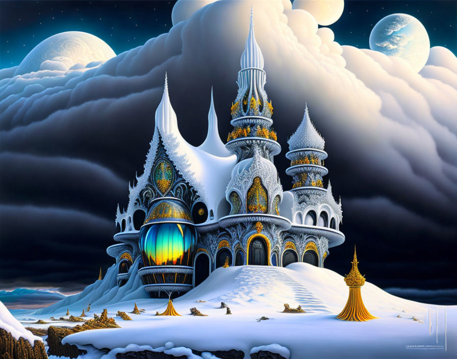 The snow castle