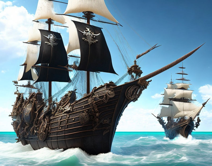 Pirate warship