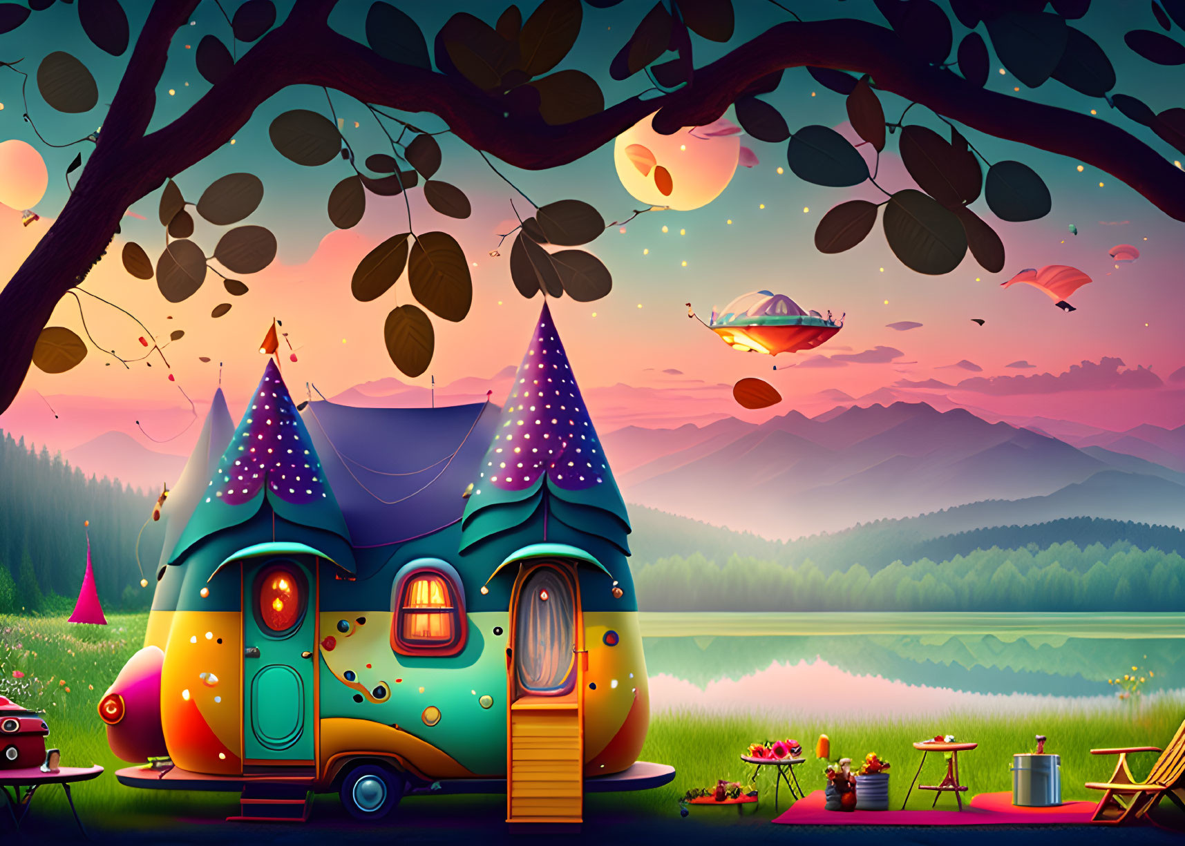 Whimsical Camping