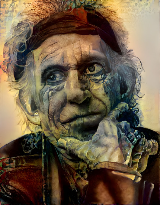 Keith Richards, by Paul Stowe