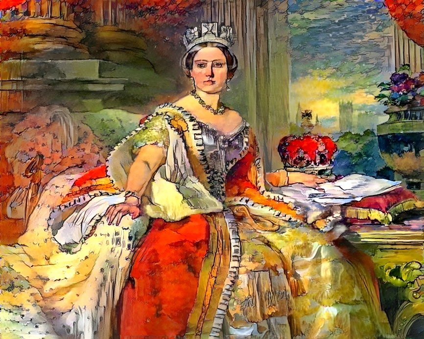 Queen Victoria (1819-1901) by Franz Xaver Winterha