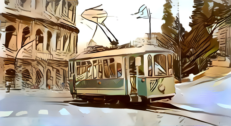 il vecchio tram