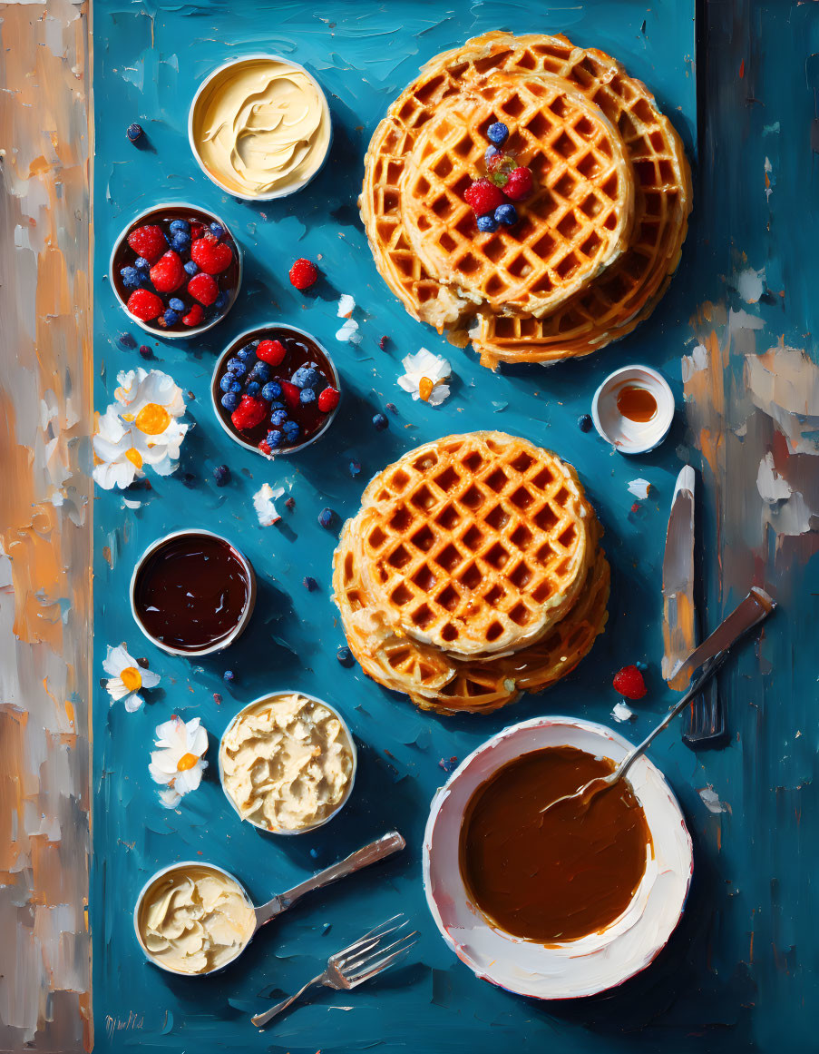 Waffles and Berries