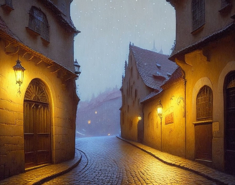 The streets of old Prague