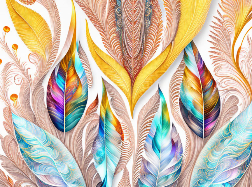 Abstract Feathers