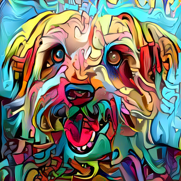 The abstract dog