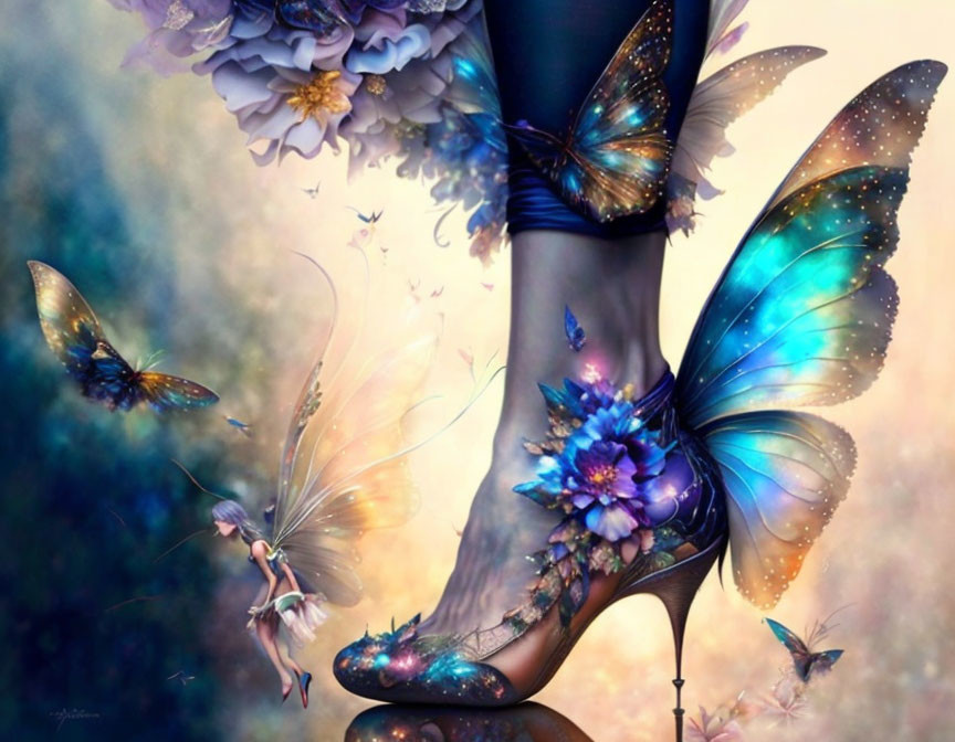Otherworthly shoe of a fairy