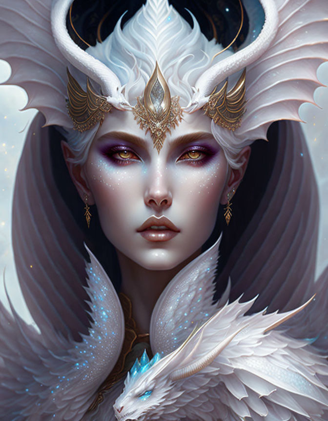 White dragon queen