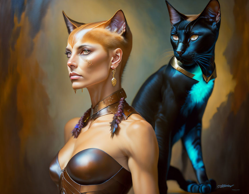 A humanoid cat-woman