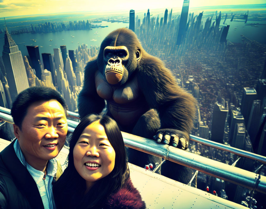 Selfie with king kong