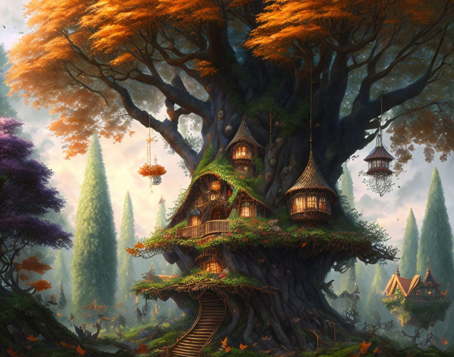 Fantasy treehouse
