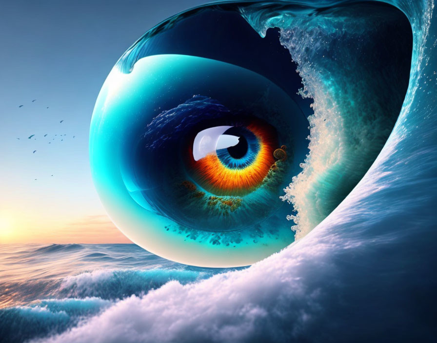 ocean in the eye