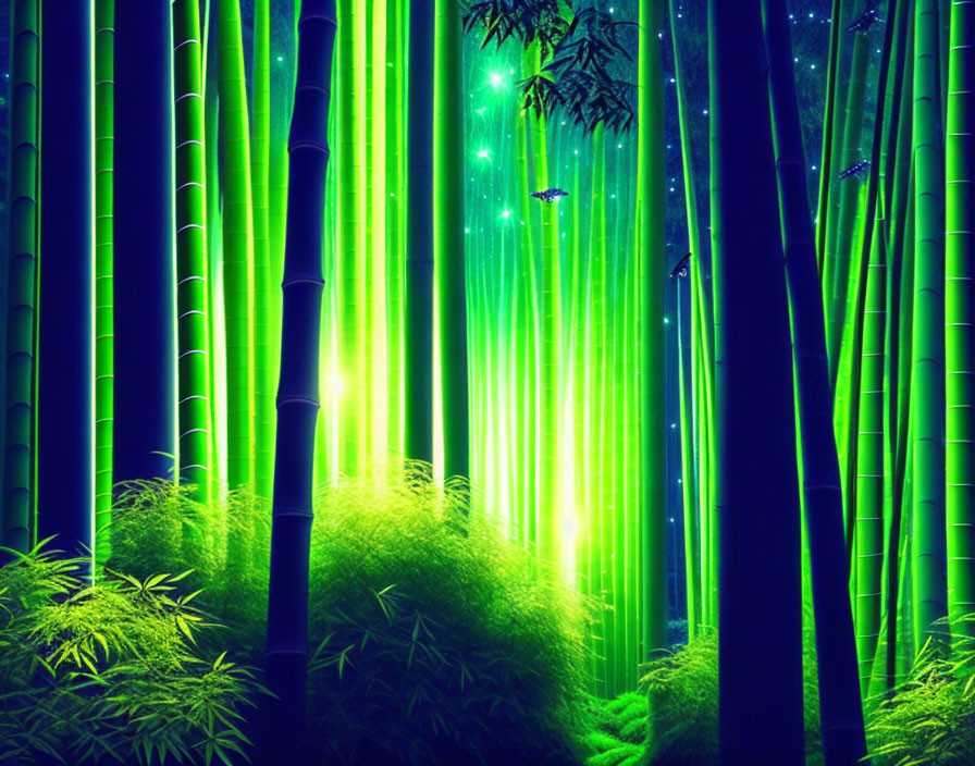 magical bamboo forest