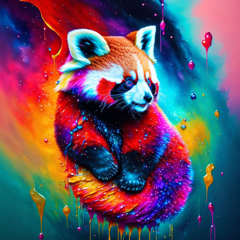 Fantastic fantasy red panda!