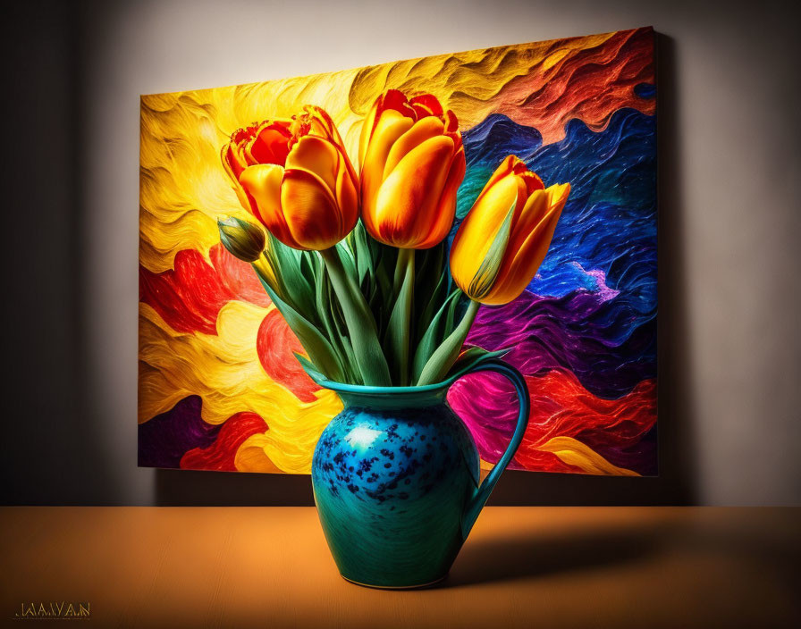 tulipán TRIUNFO MIXTO, Van Gogh...