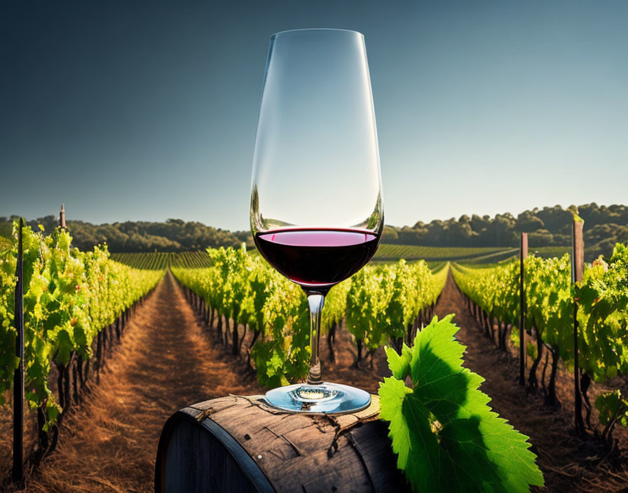Wine, sommelier vineyard glass of wine ...