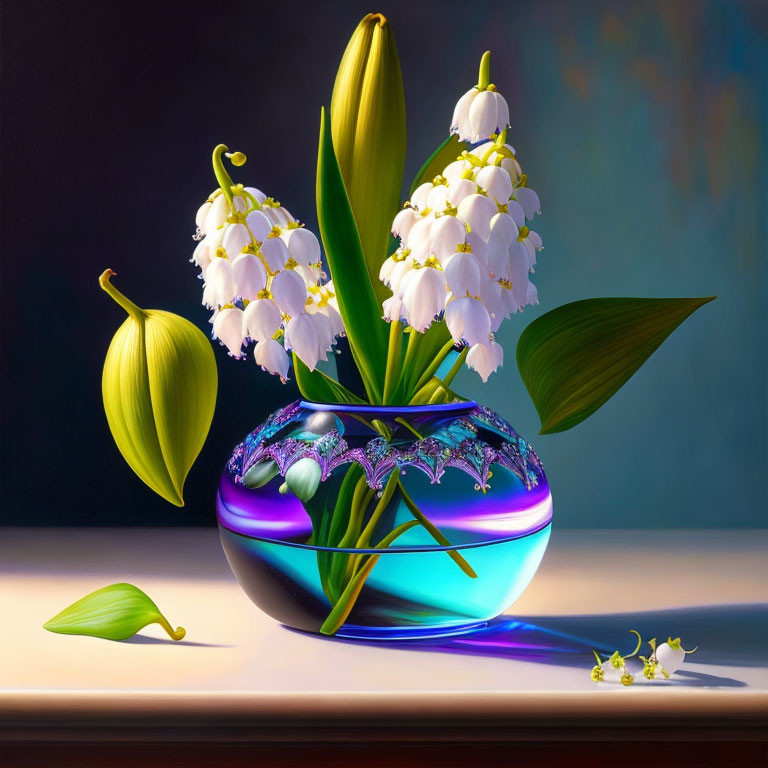 Still life, lily of the valley!