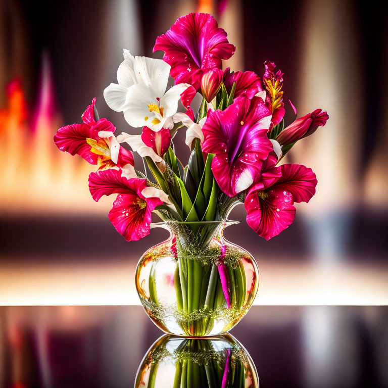  A beautiful bouquet of terry gladiolus flowers...