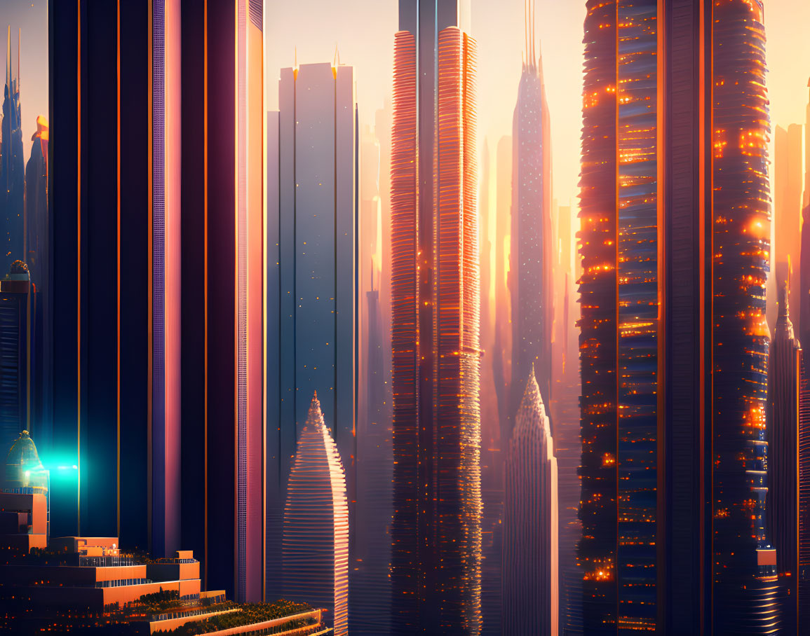 Mega city from the future 