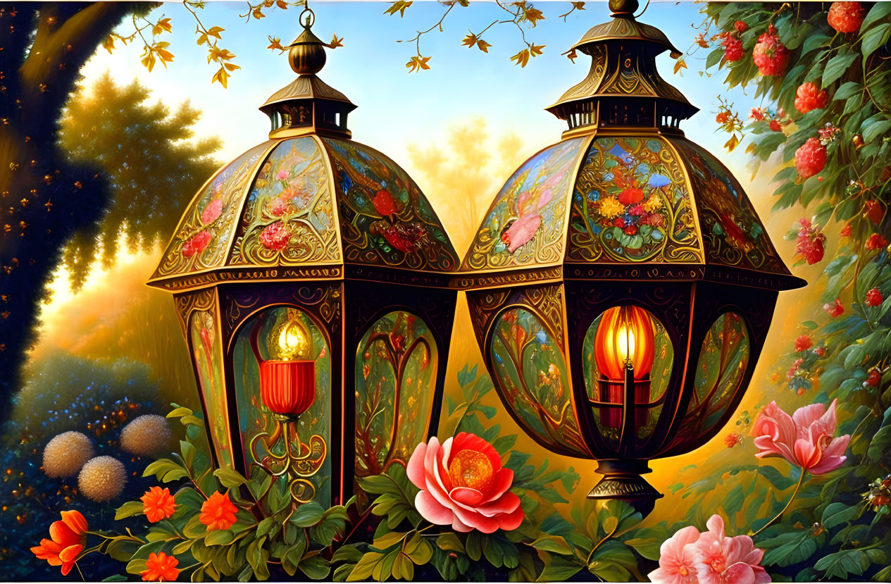 Ornate Lantern, Florid-showy