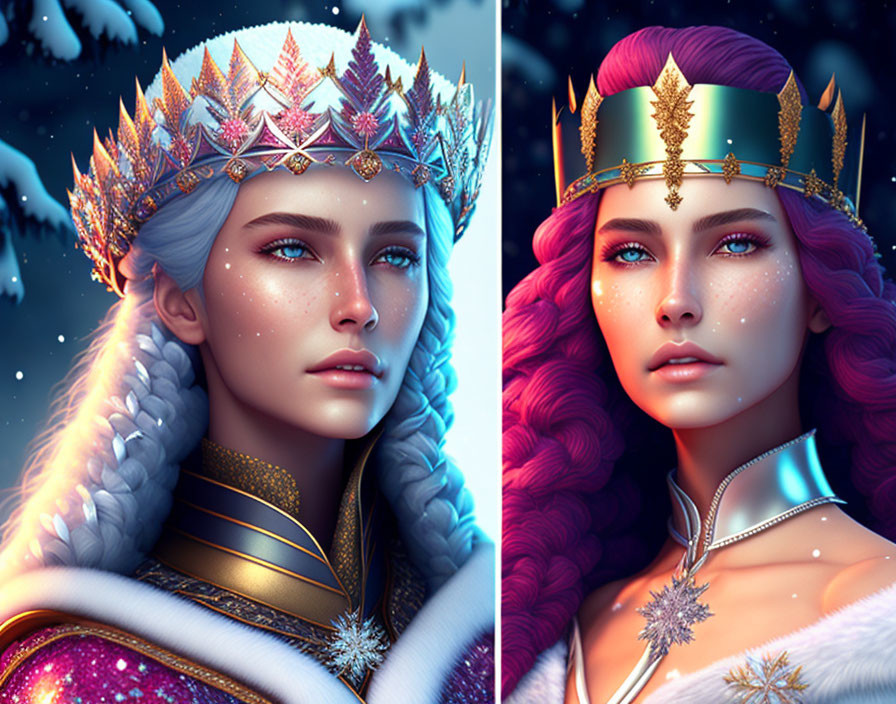 The winter queen vs. The summer queen