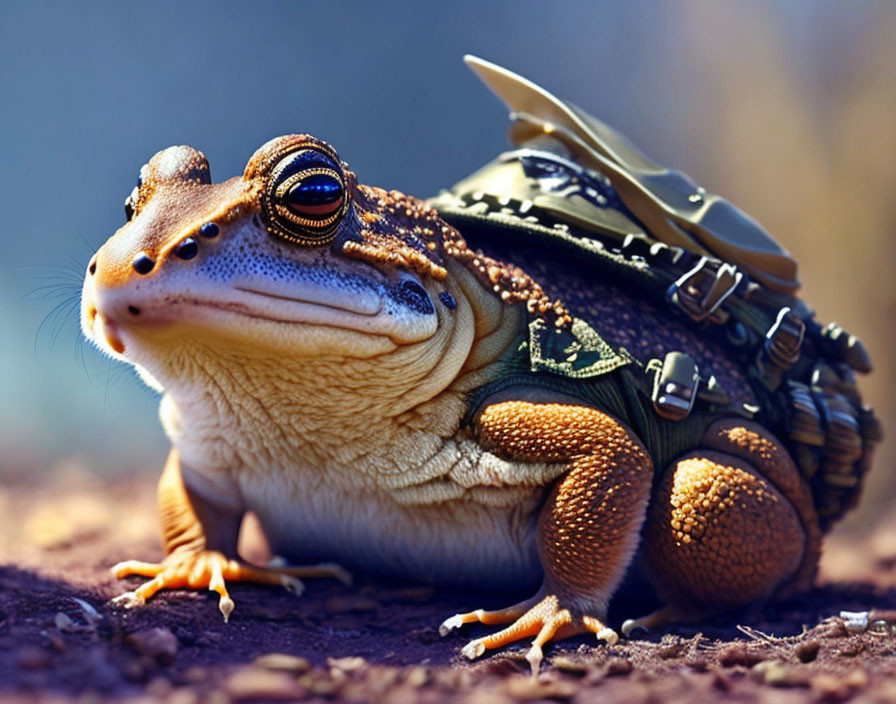 Tank toad going to war