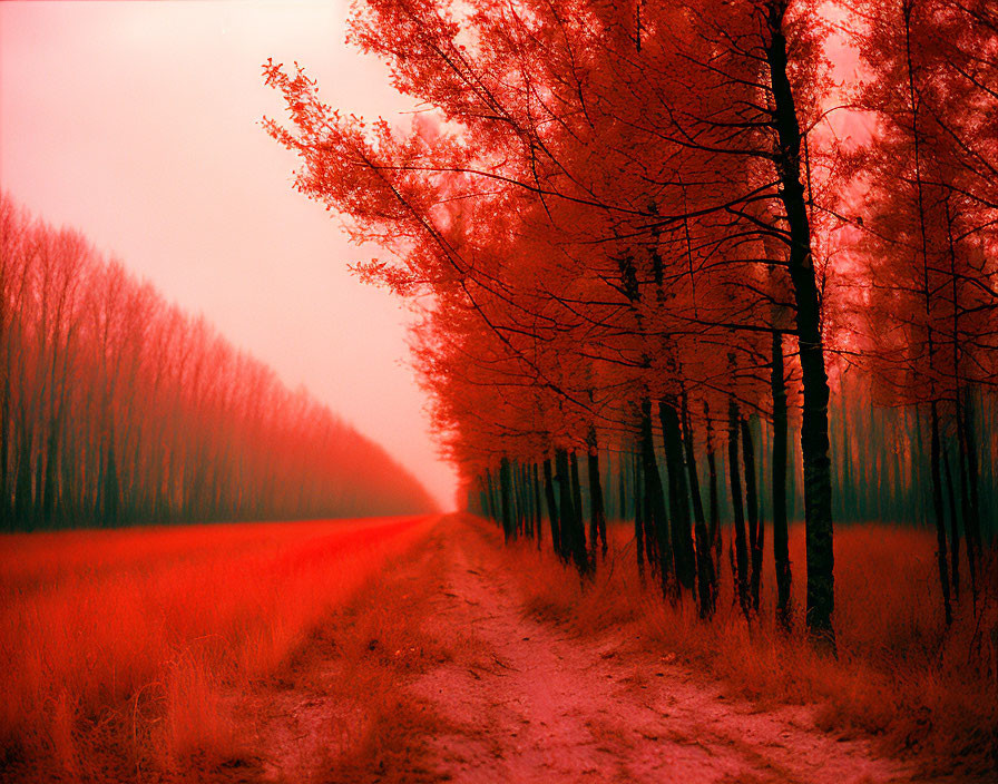 A Radioactive Sunset in the Red Forest, Chernobyl