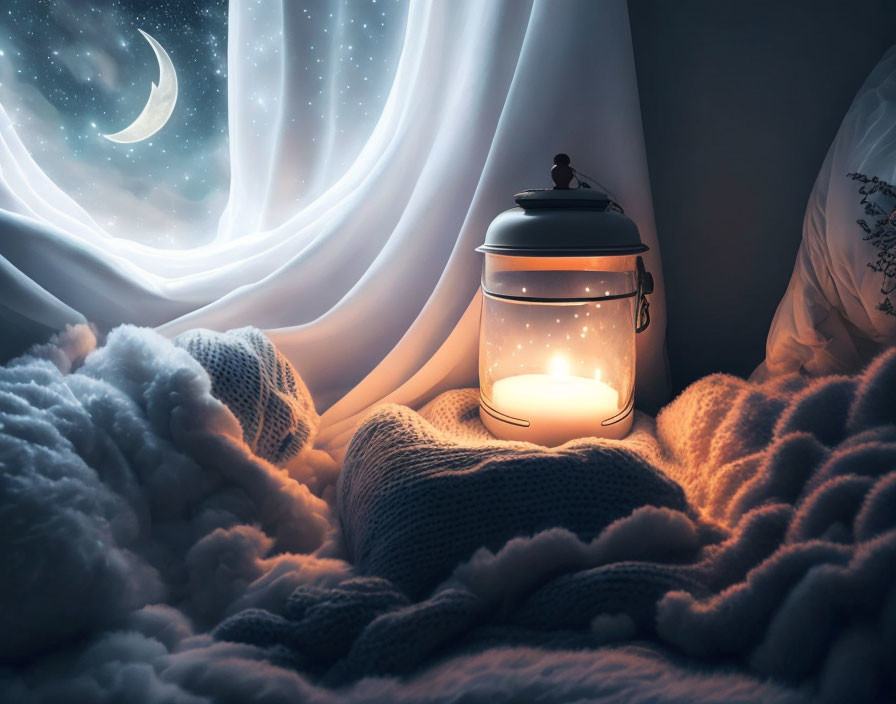 A cozy, dreamy night